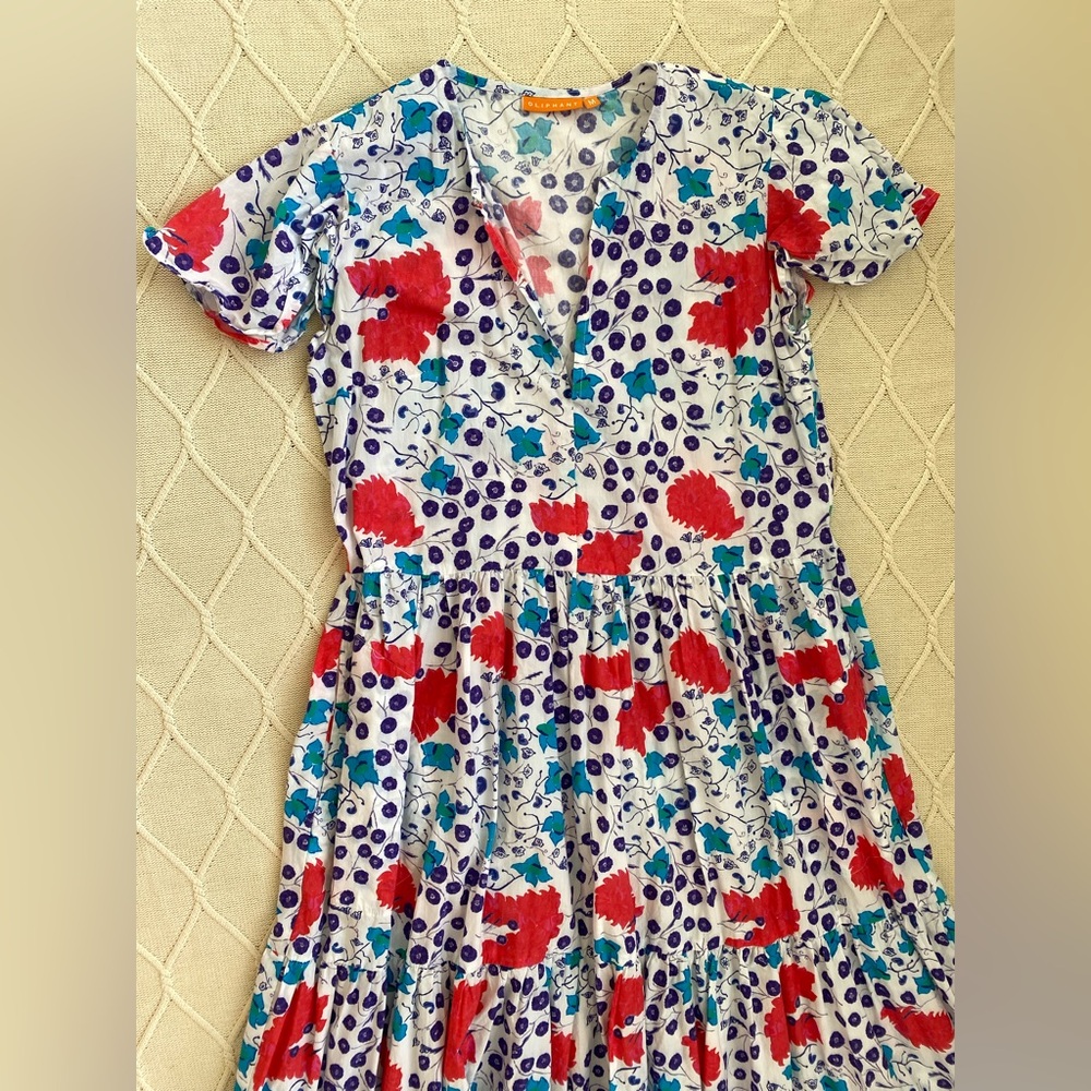 Oliphant - Petite Fleur Maxi Dress size M - Picture 3 of 5